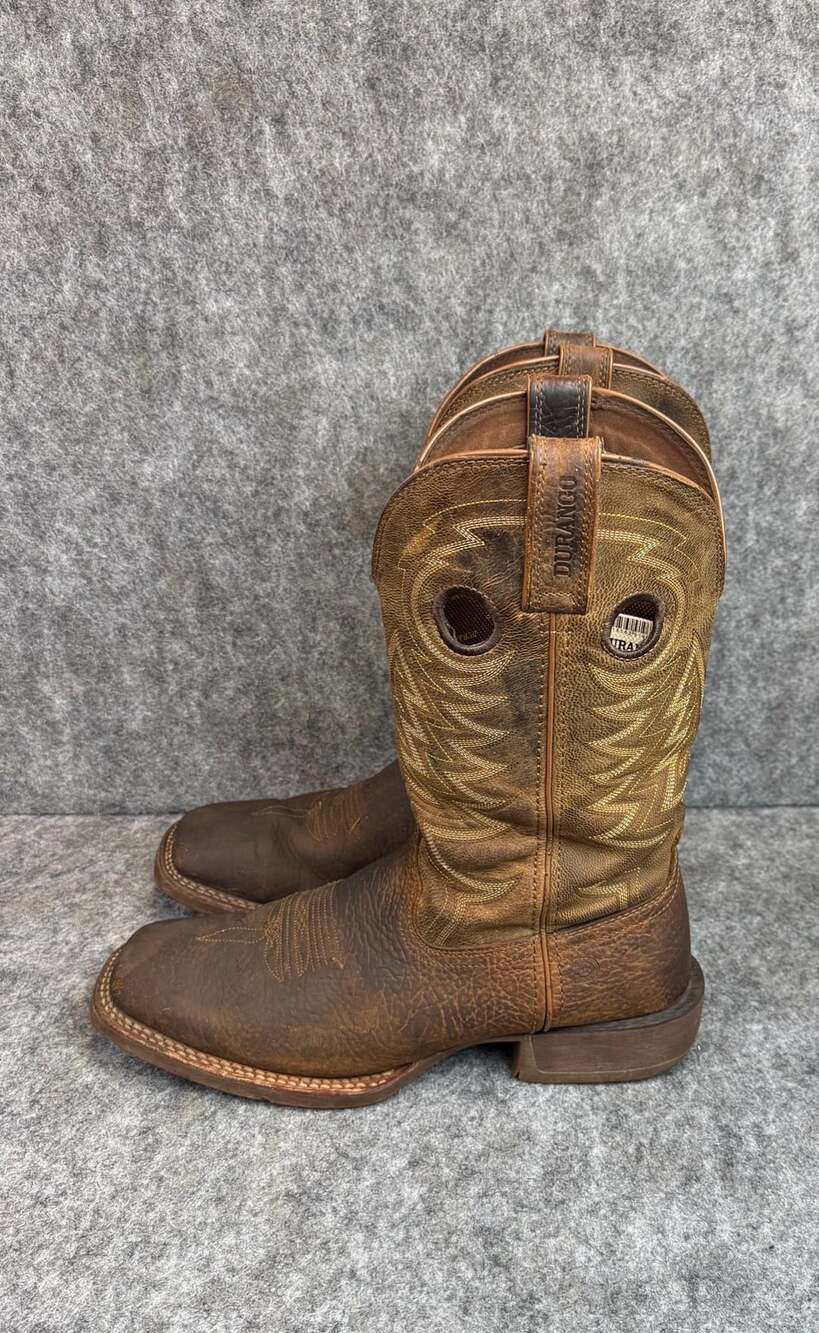 Durango Rebel Pro Western Boot Size 10M Brown Leather - Picture 2 of 7